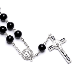Handmade Beaded Cross Bracelet Pocket Rosary