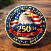 USA 250th Anniversary Commemorative Badge Set