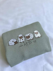 Lost Sheep Embroidered Sweatshirt