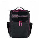 15L Backpack Black Neon Pink