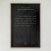 I Have Found A Desire | Framed Wooden Art