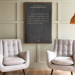 I Have Found A Desire | Framed Wooden Art