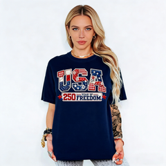 Women's Comfort Colors USA 250 Year Of Freedom Shirt,