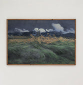 Blowing In The Wind | Framed Wooden Art - Horizontal