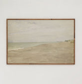 Abstract Beach | Framed Wooden Art - Horizontal