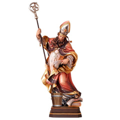 Saint Rupert with Salt bucket Statue