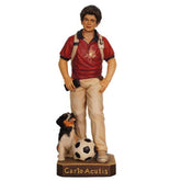 Carlo Acutis with Dog and Ball