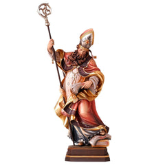Saint Augustine with Heart Statue 8" Available Now and Ready to Ship