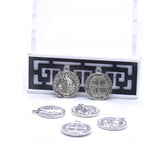 Holy Trinity Antique Silver Beads – Metal Spacer Beads for DIY Jewelry