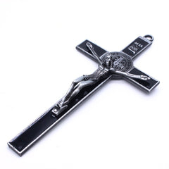 Large Metal Crucifix Cross Wall Hanging – Jesus Christian Decor