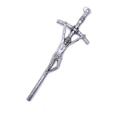 Vine Style Metal Cross Wall Hanging – Christian Decorative Crucifix Ornament