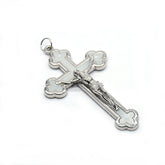 Glow-in-the-Dark Metal Cross Wall Hanging – Luminous Christian Crucifix Decor