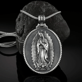 Our Lady of Guadalupe Virgin Mary Necklace