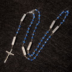 Crucifixion Crystal Rosary