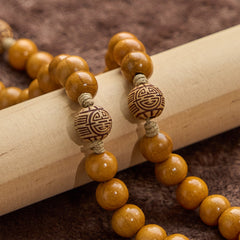 Holy Family & Crucifix of Handmade 10mm Olive Wood Bead Rosary for Holy Prayer