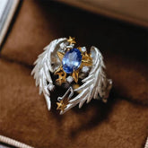 Vintage Wings of Angels with Star of Bethlehem Ring