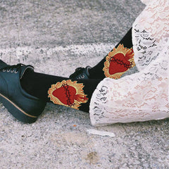 Sacred Heart Faith Unisex Socks Radiating Love and Spiritual Protection