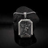 Faith Warrior St.Michael the Archangel Necklace: Strength in Every Battle
