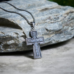 Vintage Titanium Steel Orthodox Crucifix Necklace Series: Multiple Styles of Faith and Devotion