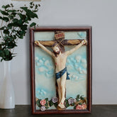 Classic Resin Crucifix Jesus Statue: Rare Emblem of Enduring Spiritual Sacrifice