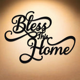 Bless This Home Metal Wall Decor: Simple Faith, Endless Grace