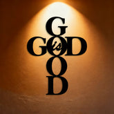 God Is Good Metal Wall Decor: Simple Yet Powerful Faith Sign