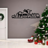 Nativity Scene Metal Wall Decor: Christmas Faith & Sacred Storytelling