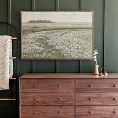 Field Of Flowers | Framed Wooden Art - Horizontal