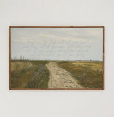 Trust In The Lord | Framed Wooden Art - Horizontal