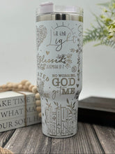 Bible Verses Tumbler With Handle 30oz