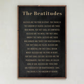 The Beatitudes | Framed Wooden Art