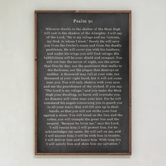 Psalm 91 | Framed Wooden Art
