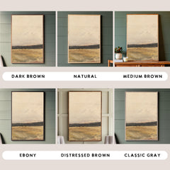 Prairie Abstract | Framed Wooden Art