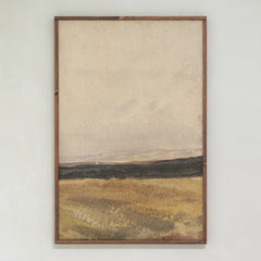 Prairie Abstract | Framed Wooden Art