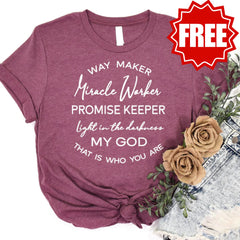 Way Maker Lyrics Tee