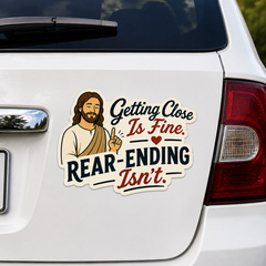Getting Close Is Fine. Rear-ending Isn't, Adhesive-Free Magnetic Design, Suitable for Car Doors & Trunks
