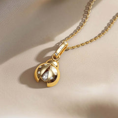 Mini Ladybug Luck Charm Pendant