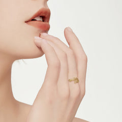 Name Personalized Knot Ring