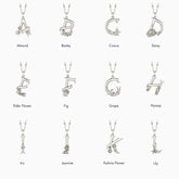 Blossom Letter A-Z Pendant Necklace