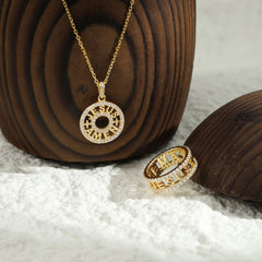 Jesus Amen Cross Pendant Necklace