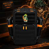 JOJO Patch EDC Performance Backpack 35L / 45L - Black Orange