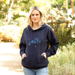 Faith Quilted Hoodie