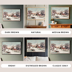 Our Savior Is Born | Framed Wooden Art - Horizontal