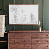 Winter Sketch | Framed Wooden Art - Horizontal