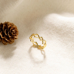 Gold Vermeil Crown of Thorns Ring