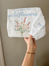 Embroidered Consider the Wildflowers Christian Sweatshirt