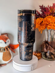 God Is Good Tumbler With Handle 30oz