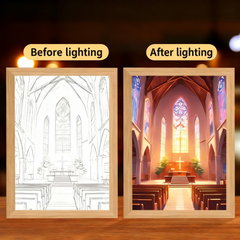 God-Inspired Creative DIY Light-Up Flower Glowing Ornament