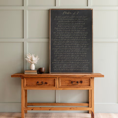 Psalm 27 | Framed Wooden Art