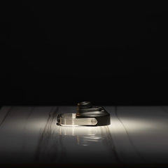 64OZ FLASK BLACK RED LETTERS